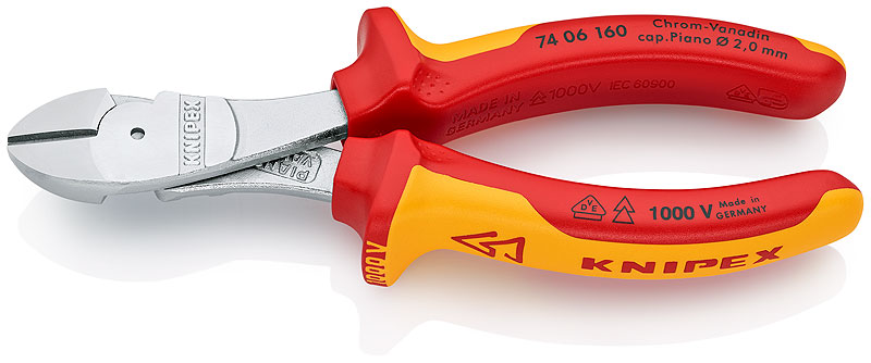 Πλαγιοκόφτης 160mm Ατσαλοσύρματος 7406160 KNIPEX