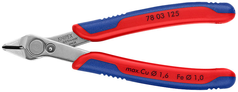 Πλαγιοκόφτης 125mm Ηλεκτρονικών 7803125 KNIPEX