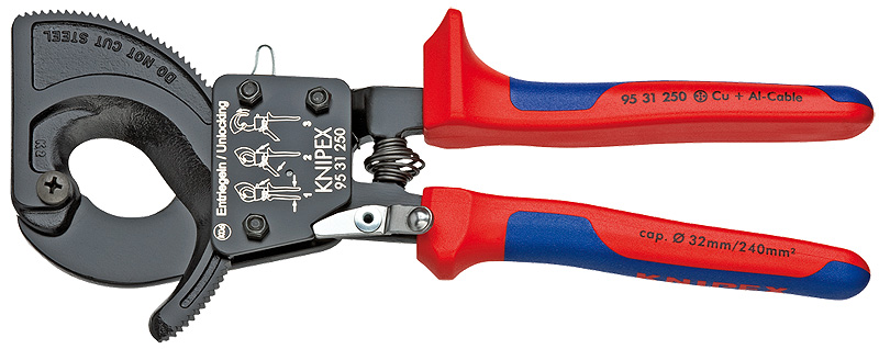 Κόφτης 250mm Καλωδίων Καστάνιας 9531250 KNIPEX