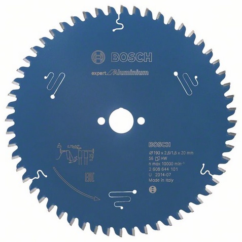 Πριονόδισκος 190mmX20mm Expert for Aluminium BOSCH