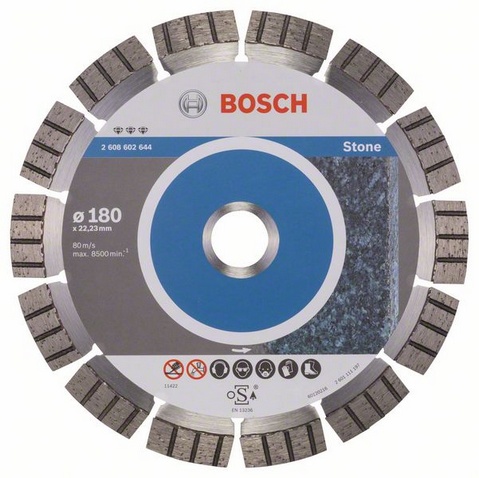 Διαμαντόδισκος κοπής 180mm Πετρωμάτων Best for Stone BOSCH