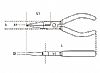 Μυτοτσίμπιδο με Μακριά Ημιστρόγγυλα Αυλακωτά Ράμφη Λαβές Καλυμμένες με Διπλό Στρώμα PVC 1166 BETA