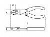 Πλαγιοκόφτης 160mm Βαριάς Χρήσης Λαβές με Διπλό Υλικό 1084BM BETA