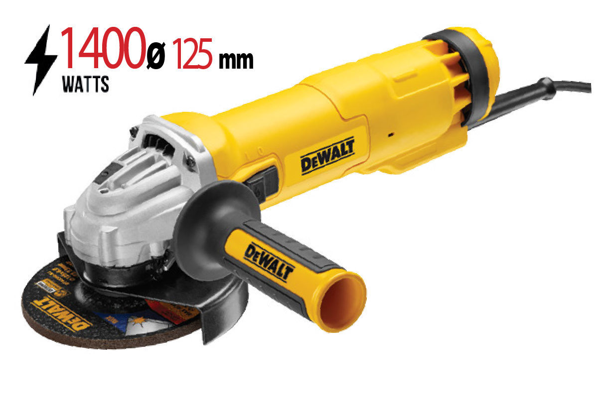 Γωνιακός Τροχός 125mm 1400W DEWALT