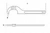 Γαντζόκλειδο (80-120mm) Αρθρωτό με Τετράγωνο Ακρο 99SQ BETA