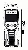 Ανιχνευτής Wallscanner D-tect 150 SV BOSCH