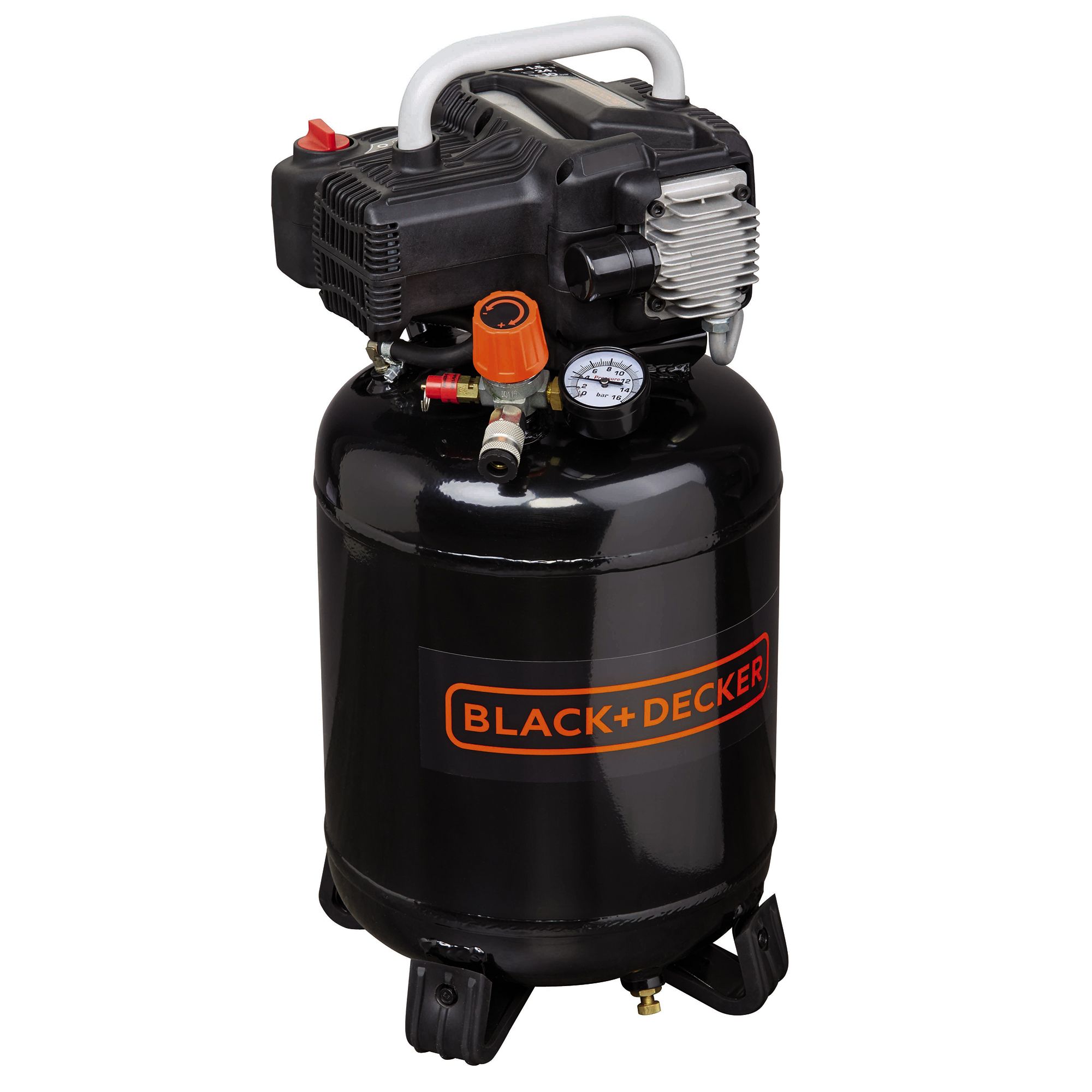 Αεροσυμπιεστής Κάθετος χωρίς Λάδι 24lt, 1.5HP BLACK&DECKER