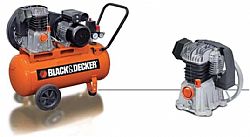 Αεροσυμπιεστής λαδιού με ιμάντα 50lt-2HP BLACK AND DECKER