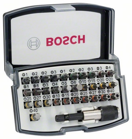 Σετ κατσαβιδόλαμων Extra Hard 32 τεμαχίων BOSCH