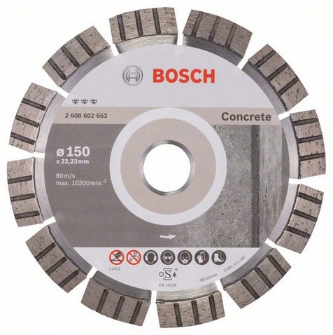 Διαμαντόδισκος κοπής 150mm μπετόν Best for Concrete BOSCH