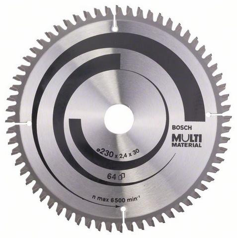 Δίσκος 230mm/30mm για Δισκοπρίονο χειρός Multi Material BOSCH