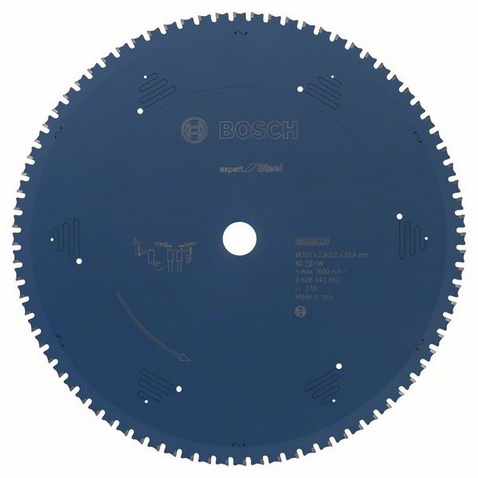 Δίσκος Μετάλλου 355mm/25,4mm για πριόνια μετάλλου και φαλτσοπρίονα Expert for Steel BOSCH