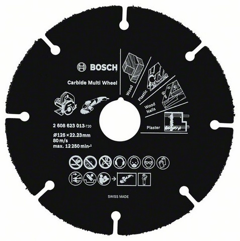 Δίσκος κοπής 125mm γενικής χρήσης  Multi Wheel BOSCH