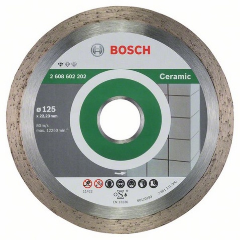 Διαμαντόδισκος Κοπής 125mm Standard for Ceramic BOSCH