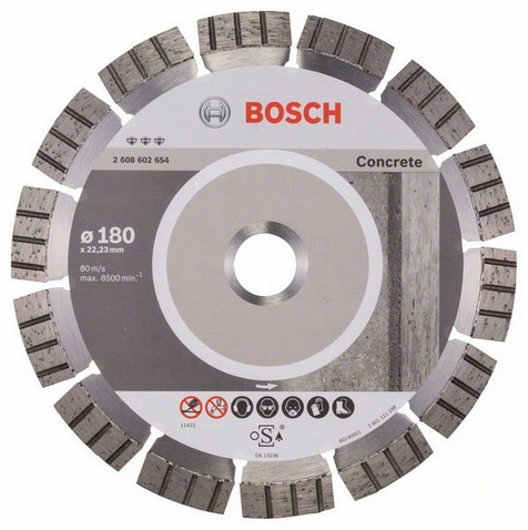 Διαμαντόδισκος κοπής 180mm μπετόν Best for Concrete BOSCH