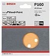 Γυαλόχαρτο Φ125mm 8 τρύπες No.100 Wood and Paint C470 BOSCH