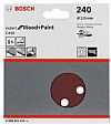 Γυαλόχαρτο Φ125mm 8 τρύπες No.240 Wood and Paint C430 BOSCH