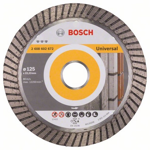 Διαμαντόδισκος κοπής 125mm Best for Universal Turbo BOSCH