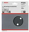 Γυαλόχαρτο Φ150mm 6 τρύπες No.320 Best for Coatings and Composites F355 BOSCH