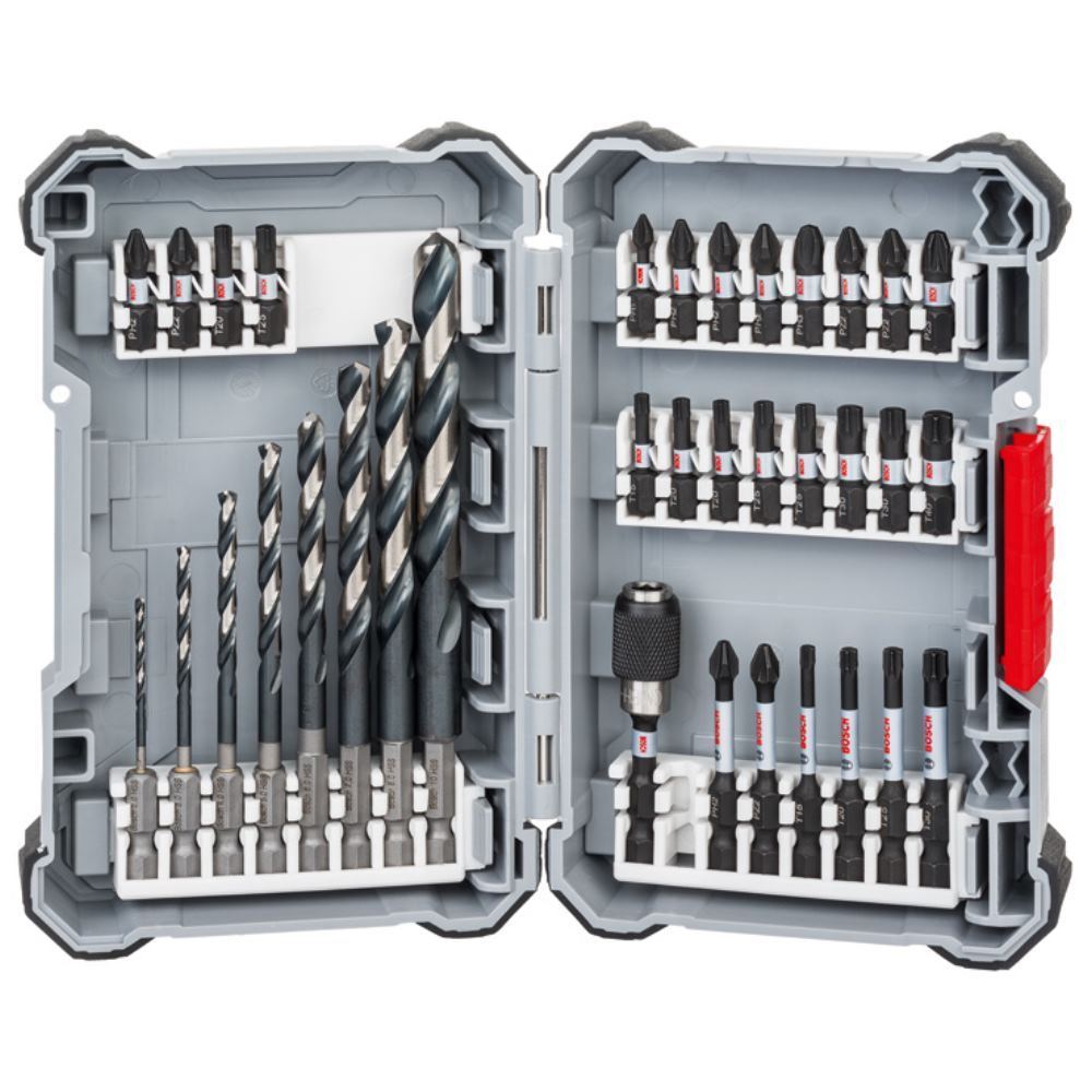 Set 35 τεμ. Τρυπάνια HSS-G και κατσαβιδόλαμες Impact Control BOSCH