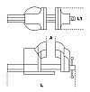 Μέγγενη Πάγκου 100mm 1599P BETA