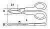 Ψαλίδι 375mm για Λεπτές Λαμαρίνες 1112 BETA