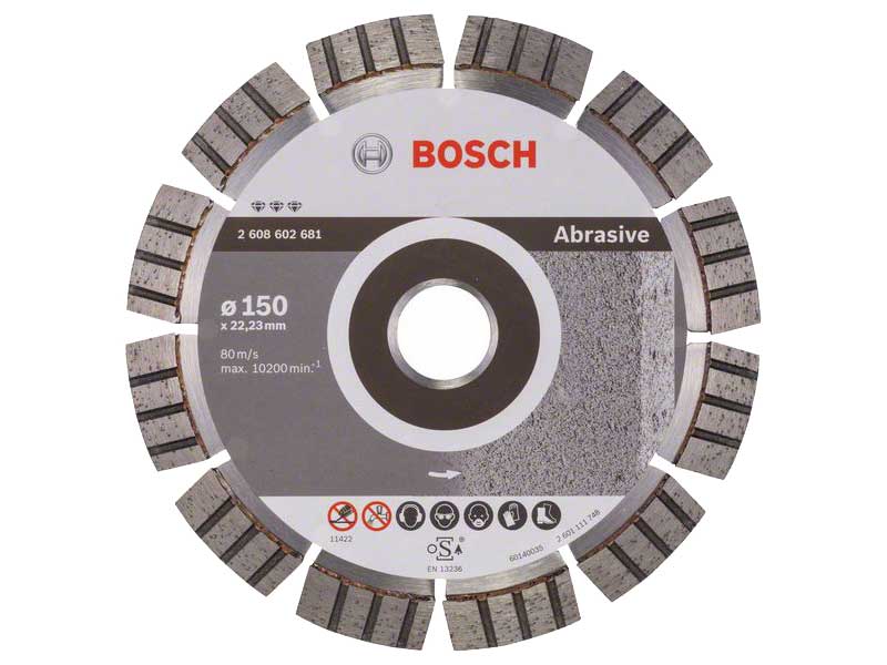 Διαμαντόδισκος 150mm Best for abrasives BOSCH