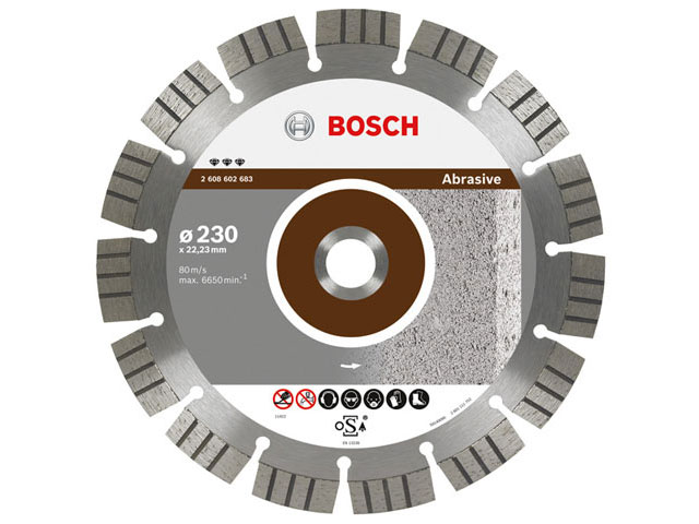 Διαμαντόδισκος 230mm Best for abrasives BOSCH