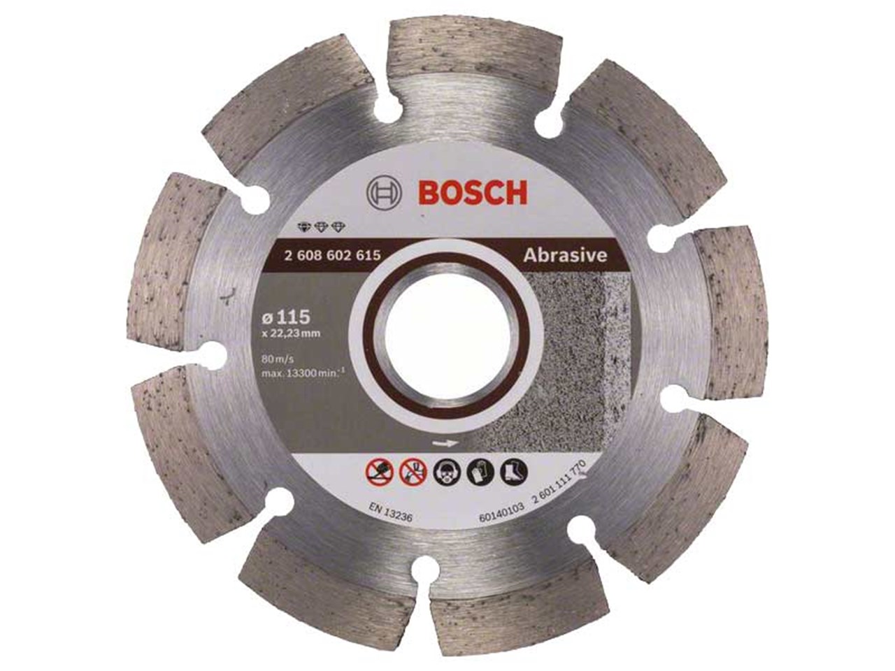 Διαμαντόδισκος 115mm Professional for abrasives BOSCH