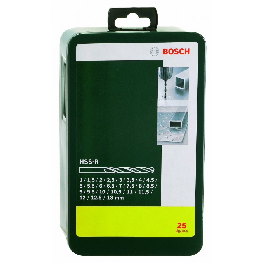 Σετ Τρυπανιών (1-13mm) Μετάλλου HSS-R 25Τεμ. BOSCH