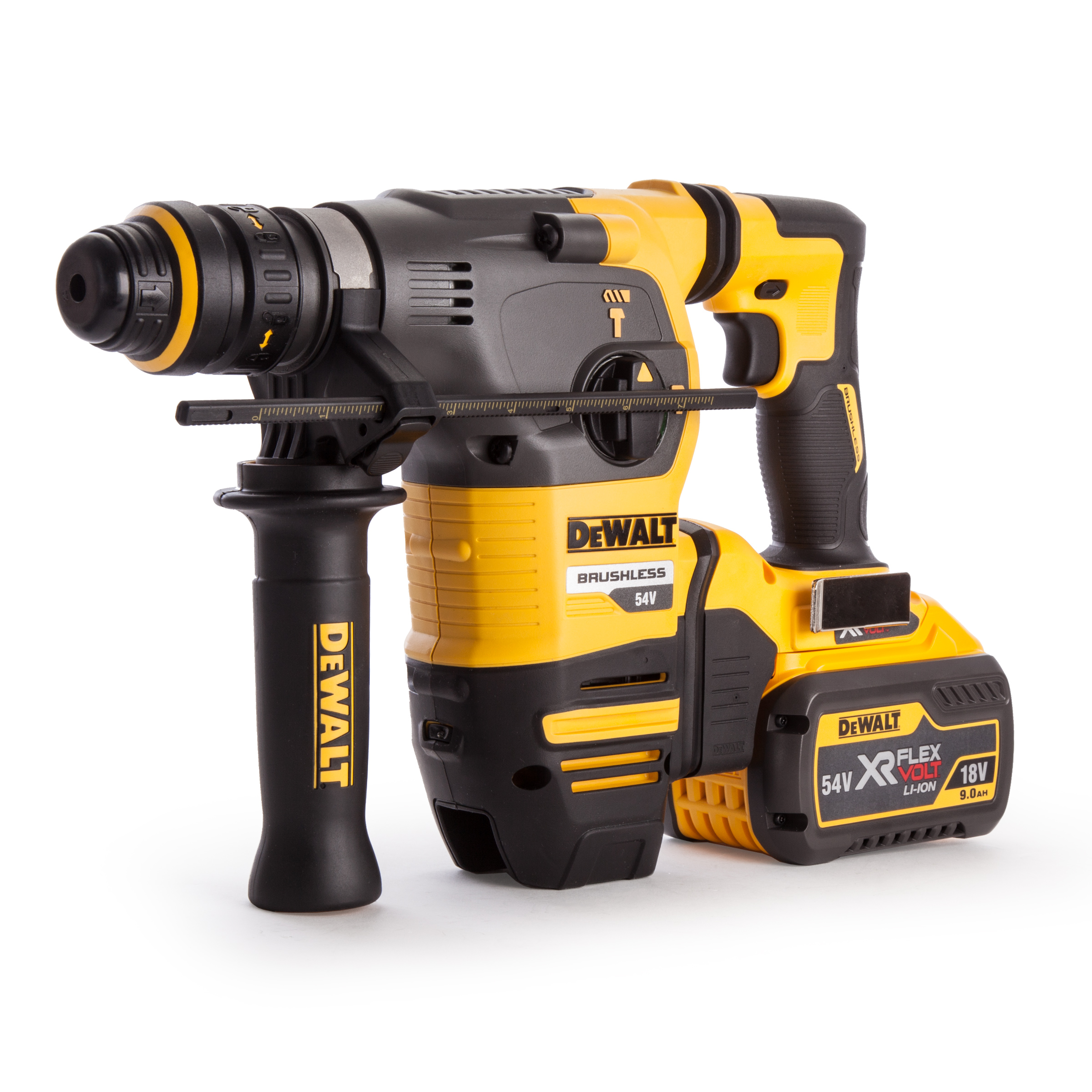 Περιστροφικό Πιστολέτο 30mm, 3.5J SDS-PLUS 54V XR Flexovolt 2x9.0V DEWALT